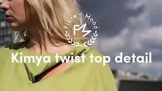 Learn to sew the Kimya top twist detail
