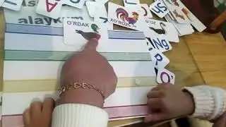 Kesma harflardan berilgan so‘zlarni tuzish