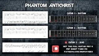 Kreator - Phantom Antichrist Tutorial | Full Tabs - Guitar Lesson (Guitar Pro)