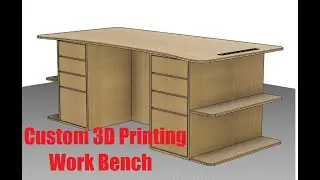 Collect 3D update - Showing off my new custom made 3D Printing Workbench. Big thank you to you all!