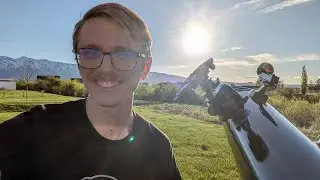 The Sun Through a Backyard Telescope Live!