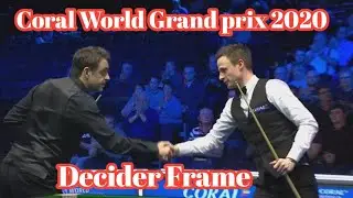 DECIDER FRAME! Ronnie O'Sullivan vs David Gilbert Coral World Grand Prix 2020