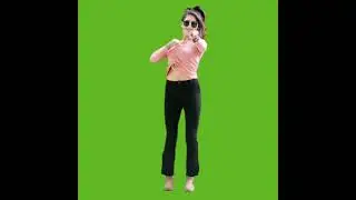 green screen tiktok Queen 👑 video.hot dance