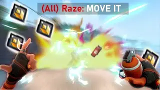 The BEST Raze in Radiant (VALORANT)