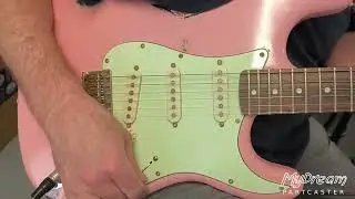 MyDream Partcaster Custom Built - Relic Pink over Black Gilmour