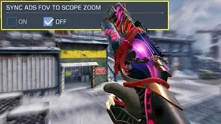 Turn off sync ads to fov scope zoom for better aim in codm scrims 