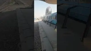 Dubai Metro View From Financial Center #dubai #shorts #trending #metro #youtube #fire #shortvideo