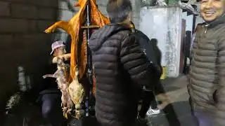 Preparing the Pig and Cuy , Mama Negra, Latacunga, Ecuador (9/22/2022)