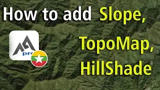 AlpineQuest Map Layer: Topomap, Hillshade & Slope    #offlinemaps  #gis #alpinequest #map