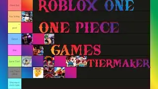 So i Made The Best Roblox One Piece Games Tier List