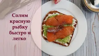Солим красную рыбу быстро и легко / Куколка готовит