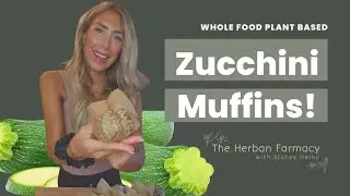 Healthy Zucchini Muffins - gluten free, dairy free, egg free & sugar free!