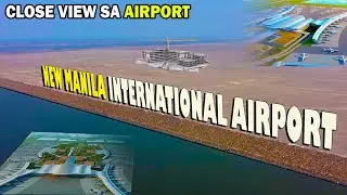 GRABE! LAWAK NA! CLOSE VIEW SA AIRPORT | NEW MANILA INTERNATIONAL AIRPORT | BULACAN AIRPORT UPDATE