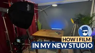 How I film videos in my new studio. A content creator's dream.