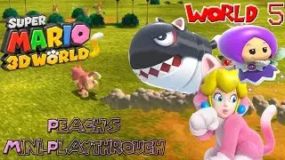Super Mario 3D World: Peach's Mini-Playthrough ~ World 5