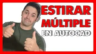 😮 MULTIPLE STRETCH in AUTOCAD [multiple stretch]