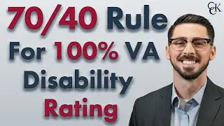 The VA 70/40 Rule For a 100% Disability Rating