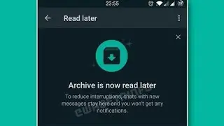 Everything you need to know about the new Read later WhatsApp feature