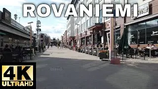Walking in Rovaniemi Finland - City Center