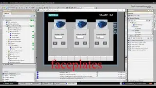 TIA Portal SCADA-HMI how to create a faceplates