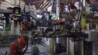 Robotic Arc Welding (CO2) : Chasis Frame Welding Line with Pick & Place System