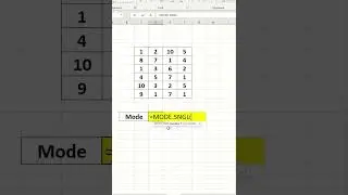 Excel tips & tricks #121|Excel MAGIC TRICK for MODE Function| MUST WATCH |