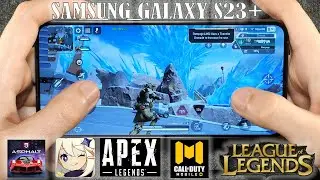 Samsung Galaxy S23+ Gaming – Genshin Impact, Asphalt 9, Call of Duty Mobile,  .etc