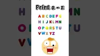 Print ❗ a to z ( 26 ) in java 
