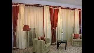 Ideas for decorating windows with curtains in a modern style.