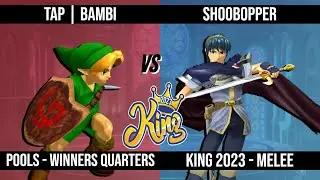 King 2023 - TAP | Bambi (Young Link) VS shoobopper (Marth) - Pools - Winners Quarters