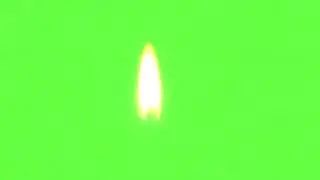 Candle Flame Effect Green Screen! 