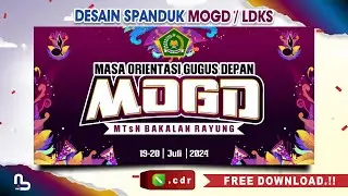 Desain Spanduk MOGD Masa Orientasi Gugus Depan - Banner LDKS  - Banner MOS - Banner MPLS #nurdesigns