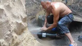Врезка в центральный водопровод под давлением