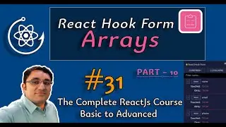 react hook form tutorial in hindi || how to use arrays in react hook forms in hindi  #31