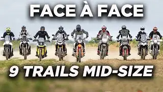 Comparatif 9 motos trails mid-size 2024
