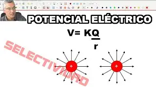 Dos cargas. Potencial eléctrico. Campo eléctrico. Selectividad. Física.