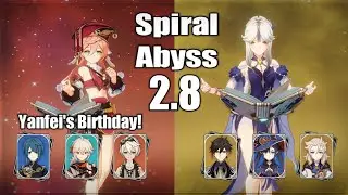 [Yanfei's Birthday] Genshin Impact - C5 Yanfei & C4 Ningguang - Spiral Abyss 2.8 - Floor 12!