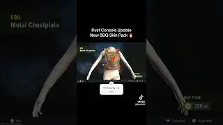 Rust Console Update New BBQ Skin Pack #shorts #rust #rustconsole