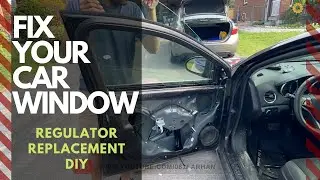How to Fix Car Window (Power Window Regulator Replacement)
