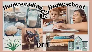Day In The Life *Summer* Homeschool & Homestead | Preschool - Elementary | Dairy Goats | Sourdough