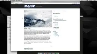 How to add a Featured Image to a WordPress Theme