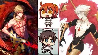 Gilgamesh vs Karna Fate grand order