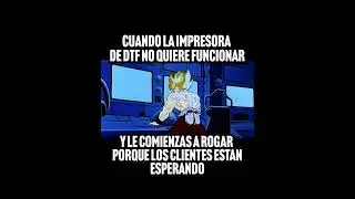 Cuando La maquina de DTF no quiere FUNCIONAR #shorts