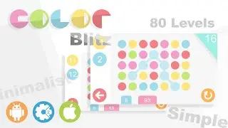 Color Blitz (Puzzle Match-3) - Construct 2 Game Template CAPX