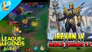 CROWN OF DEMACIA DELETES EVERYONE| JARVAN IV CLOSE BETA GAMEPLAY(JUNGLE)|League of legends:Wild Rift