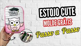 Estojo Cute - Passo a Passo