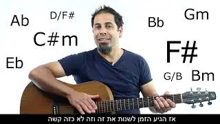פתיחה - קורס שיטת הבארה הבנת האקורדים על צוואר הגיטרה ופריטות בסיסיות לנגינת כל שיר