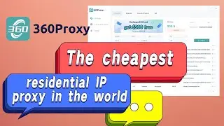 The cheapest residential IP proxy in the world!#ip #360proxy#s5#lowprice #http #proxy