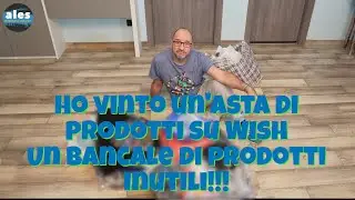 Ho vinto un'asta di prodotti su Wish Un bancale di prodotti inutili