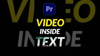 How to Add Video Inside Text in Adobe Premiere Pro | Track Matte Key (For Beginners)